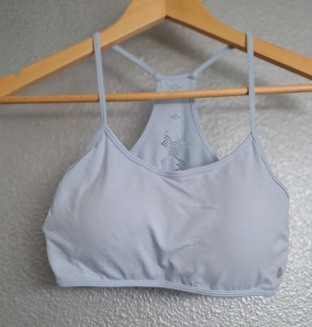 Aura Athletica Yoga Baby Blue Sports Bra Size M/L
